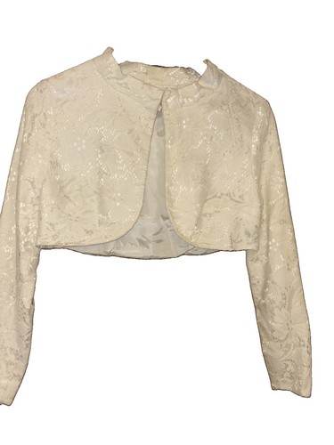 Vintage floral lace cropped - vintage,