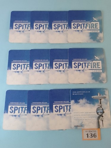 Beer mats x12 - beer,