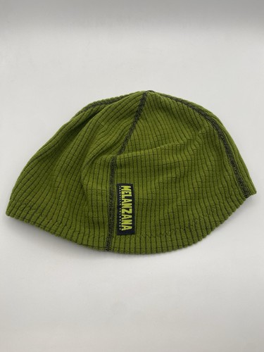 Melanzana green beanie - green, fleece
