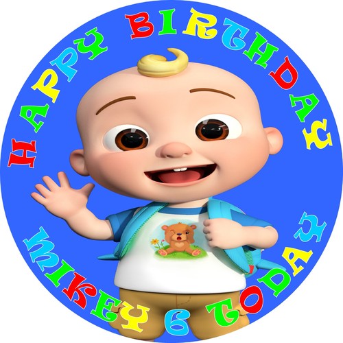 Personalised precut round - precut,