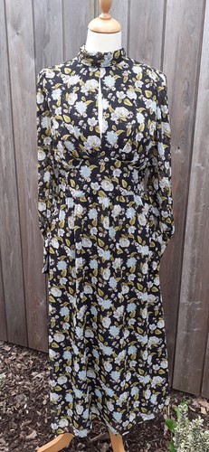 Zara floral chiffon midi dress - zara,