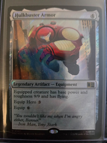 Mtg marvel hulkbuster - hulkbuster, armor