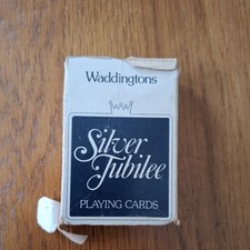 Silver Jubilee Queen Elizabeth II Waddingtons 1977 Playing Cards 