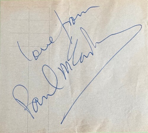 Fab paul mccartney - mccartney, signed