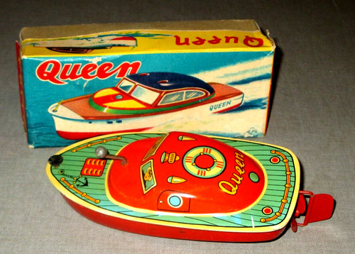 1950 queen speedboat - queen, speedboat-