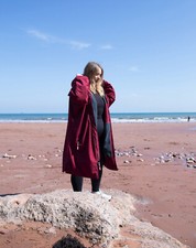 Two Bare Feet Core Long Sleeve Waterproof Changing Robe for SUP, Swim,Surf,Beach