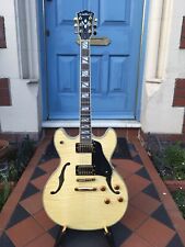 Washburn HB35 Semi-Hollow ~ Natural Finish ~ Upgraded ~ Gator Hard Cas ~ Mint