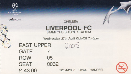 Ticket chelsea liverpool - ticket,