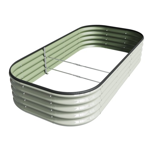 Galvanised steel raised garden - steel,