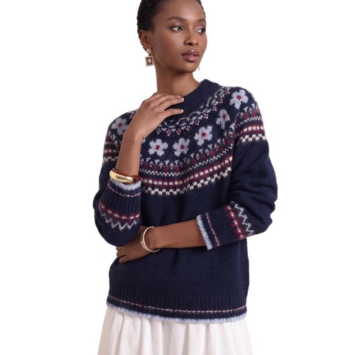 Women fair isle jumper - fair,
