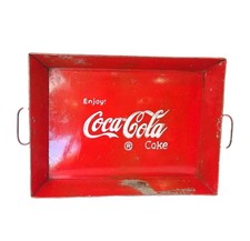 Large Vintage Coca Cola Red