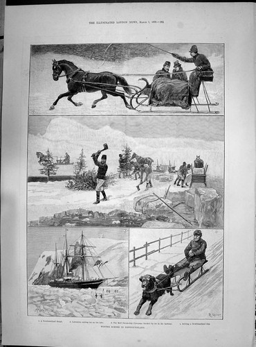 Old 1890 winter - 1890, newfoundland