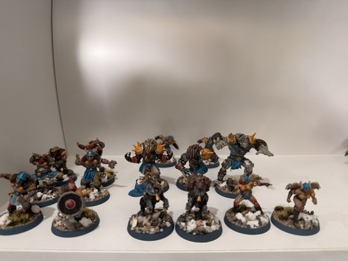 Norse blood bowl team painted - bowl,