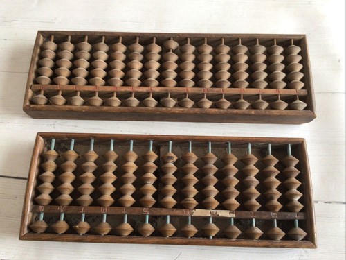 Antique asian wood abacus 2 - antique,