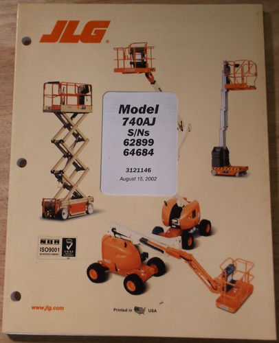 Jlg 740aj boom lift parts - jlg,