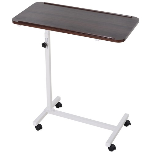Homcom shaped mobile table - homcom, c-shaped