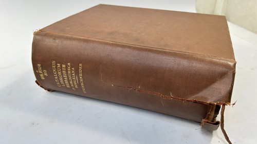 Catalogues librorum hebraeorum - catalogues,