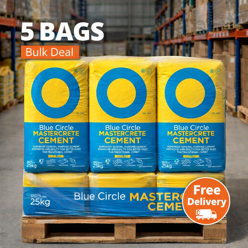 Bags 25kg blue circle - x,