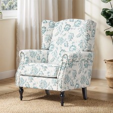 Floral Armchair Upholstered
