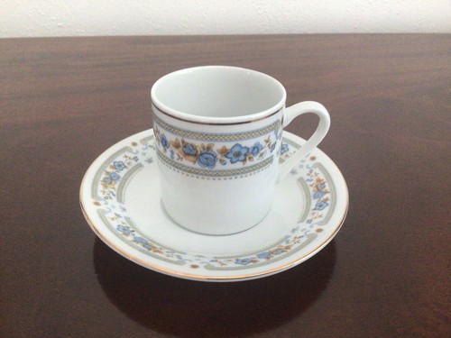 Vintage porcelain coffee can - a,