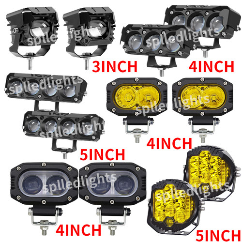 Yellow white 5 led - yellow, 5"