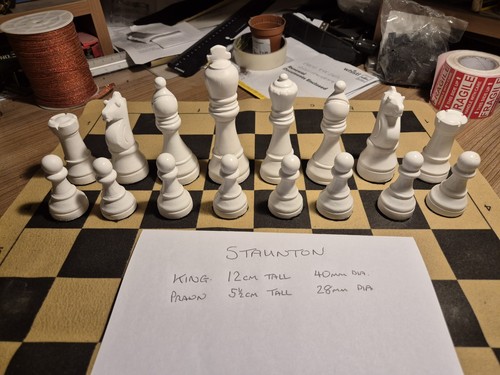 Chess set staunton - -,