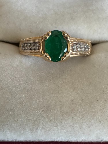 Ring yellow gold - ring, genuine