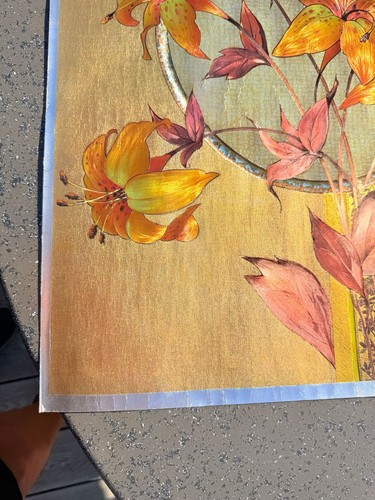 Mid century foil - mid, print