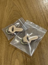 Brand New Convert LV Nano Nice Washbag to Crossbody Bag - Beige Leather Hook