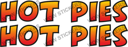 Catering trailer sticker hot - trailer,