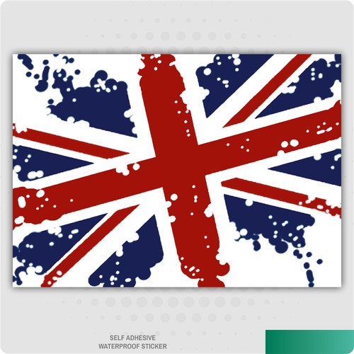 Painted abstract union jack - painted,