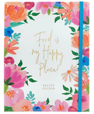 FLORAL FOOD IS MY HAPPY PLACE RECIPE FOLDER