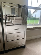 Mirror Mirrored Tallboy Chest