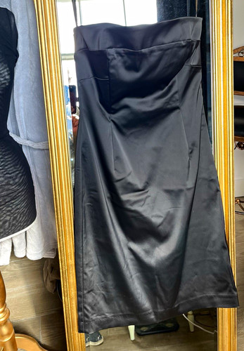 Coast black polyester - coast, satin