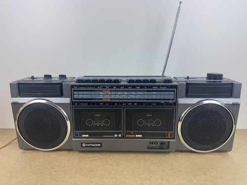Hitachi vintage boombox - vintage,