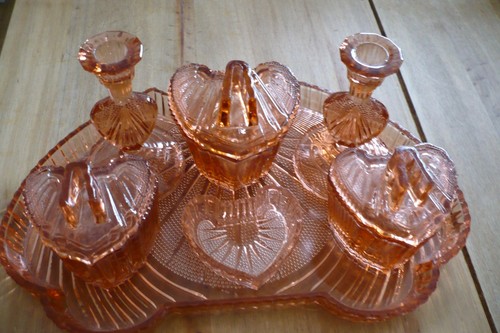 Vintage press glass - press, dressing