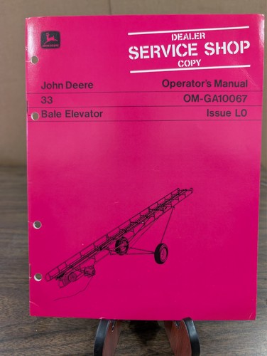 John deere operator manual - john,