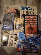 Bundle of WW2 and Army/Military Books and Magazines. Job Lot.