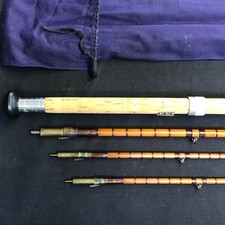 Early Vintage J J S Walker 14ft Salmon fly fishing rod
