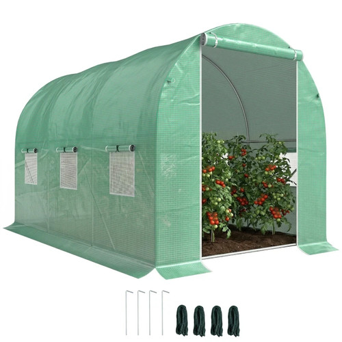Polytunnel walk garden - walk-in,