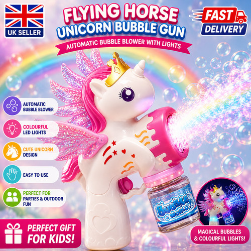 Flying horse unicorn - unicorn, bubble
