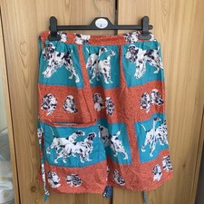 Bundle Two Old Cotton Aprons And An Old Tray Cloth