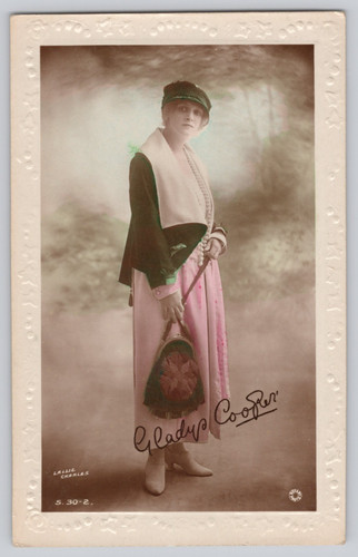 Gladys cooper hand painted - hand,