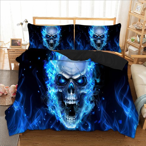 Gothic skull duvet cover - gothic,