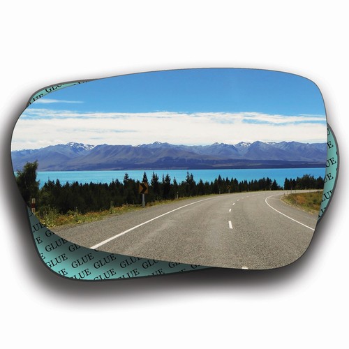 Blue left driver side mirror - blue,