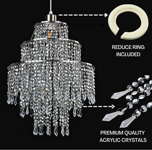 Giggi tier acrylic crystal - 3-tier,