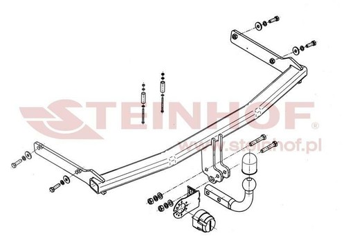 Steinhof towbar for mazda - towbar,