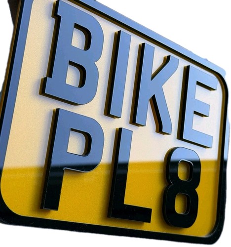 Bike with border black 6x4 - border,