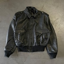 Mens Schott NYC A-2 USA Black