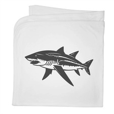'Shark' Cotton Baby Blanket /